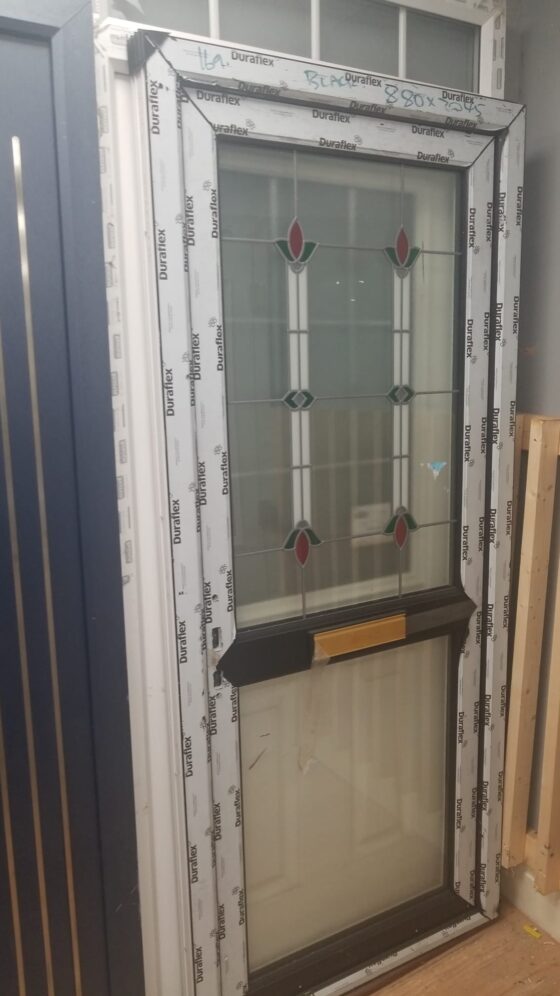 Black Upvc Door 880 X 2045 mm