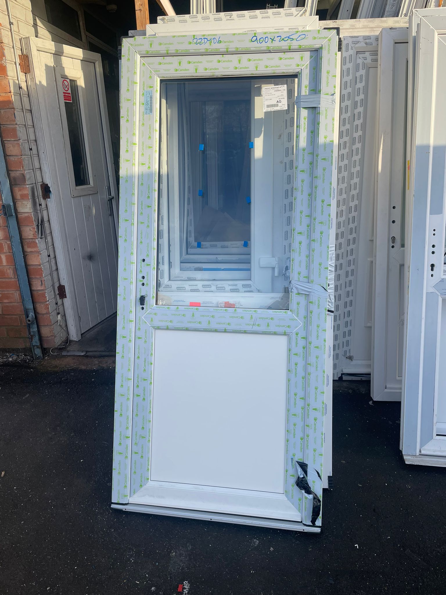 White Upvc French Door 1795 X 2045 mm 23E13 DOORS 4U