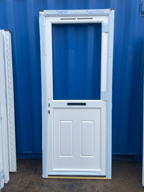 White Upvc Door 960 X 2300 mm 23ME35