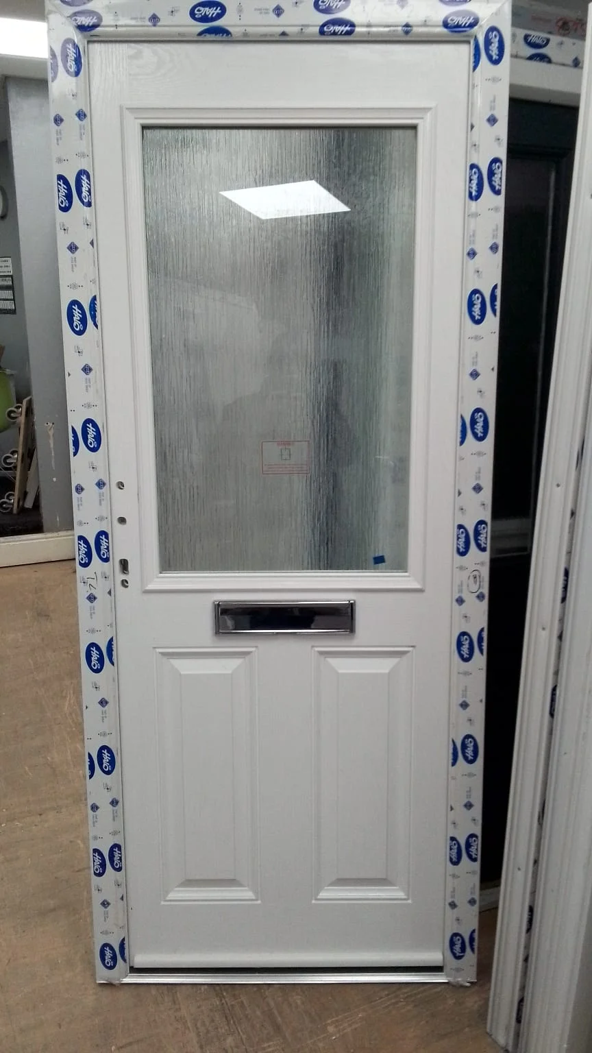 White Composite Traditional Door 865 x 2050 mm