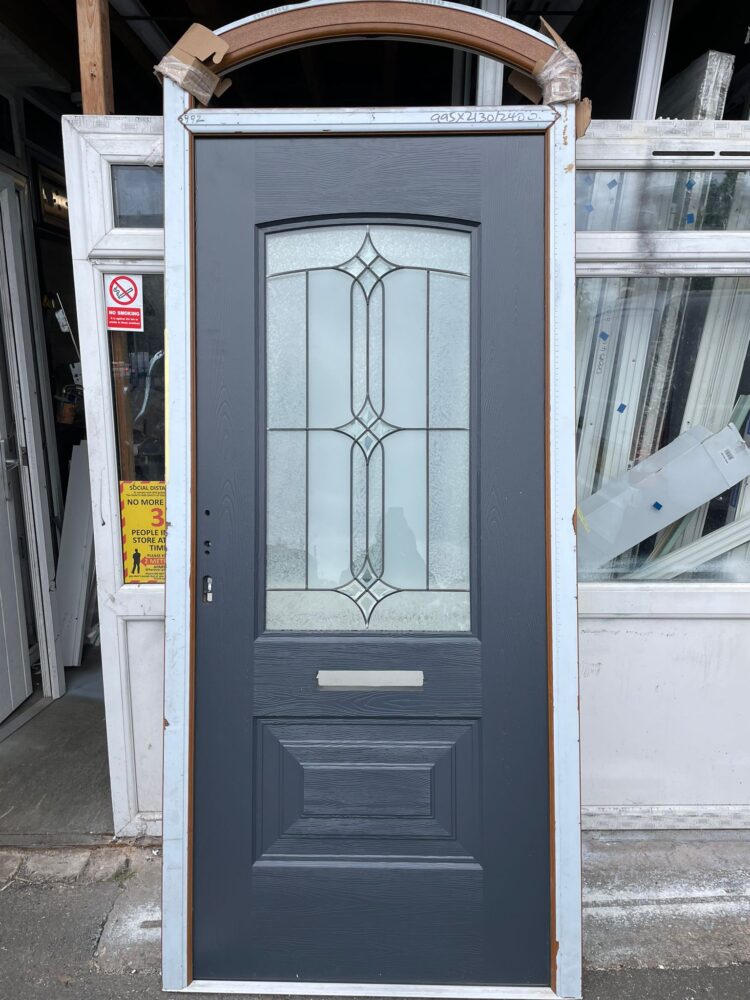 Anthracite Grey Composite Traditional Door 995 x 2130/2400 mm