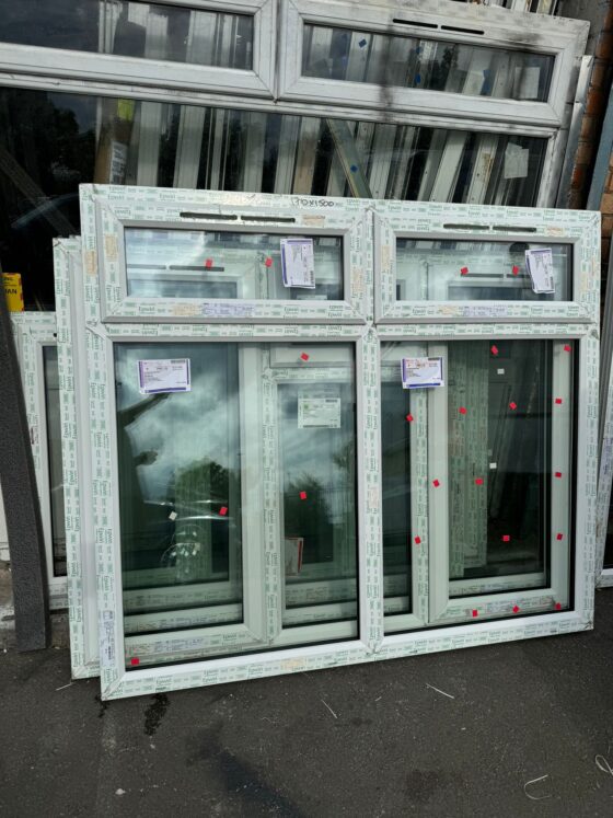 White Upvc Window 1710 X 1500 mm
