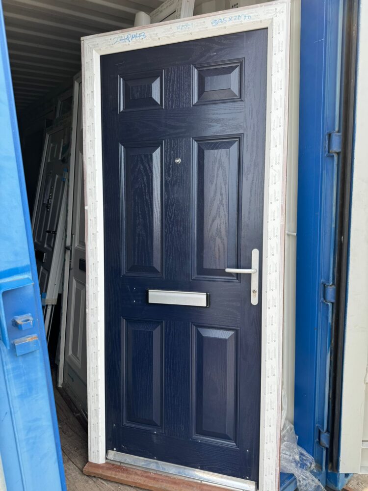 Navy Blue Composite Traditional Door 895 x 2070 mm 24PM43