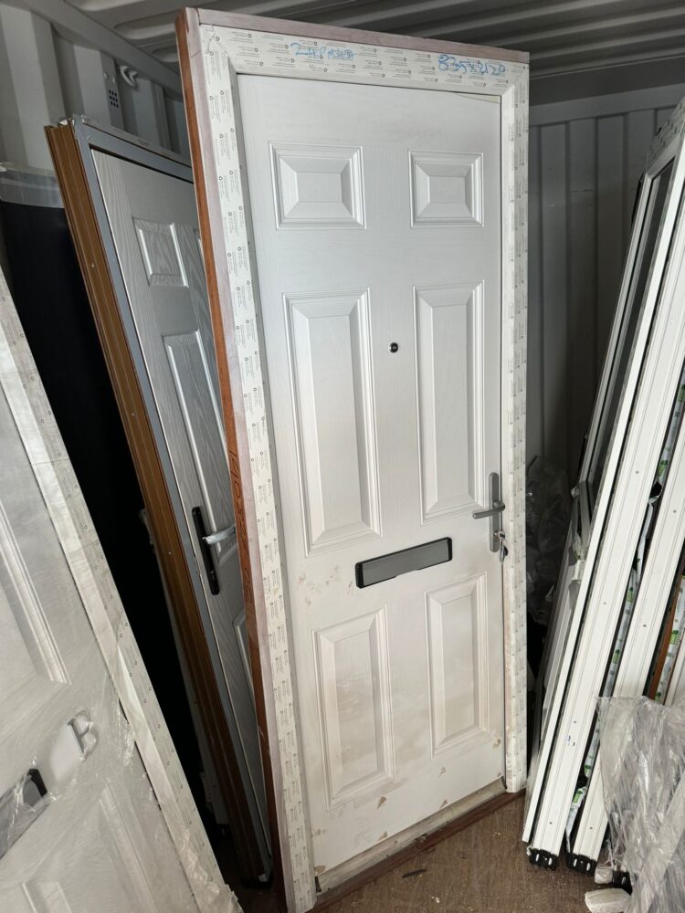 White Composite Traditional Door 835 x 2120 mm 24PM47