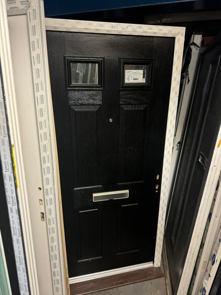 Black Composite Traditional Door 1005 x 2095 mm