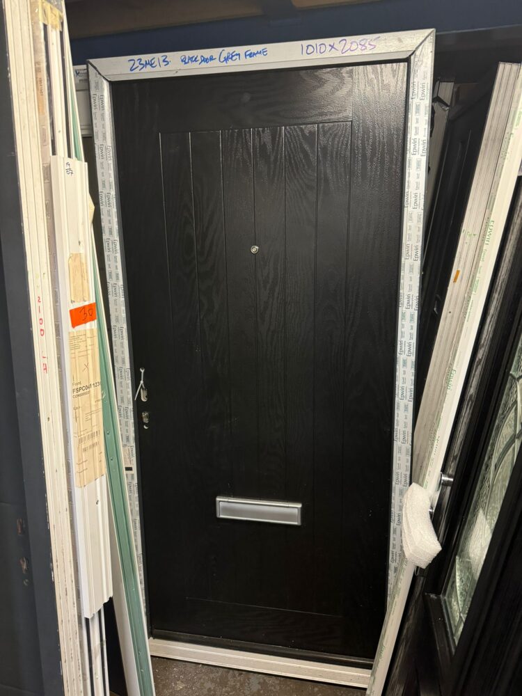 Anthracite Grey Composite Modern Door 1010 x 2085 mm 23ME13