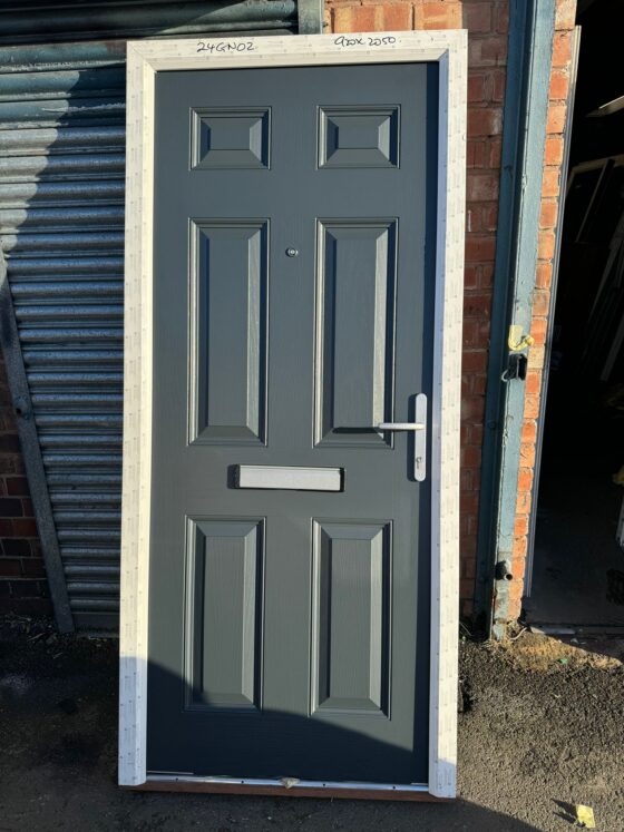 Anthracite Grey Composite Traditional Door 920 x 2050 mm 24GN02