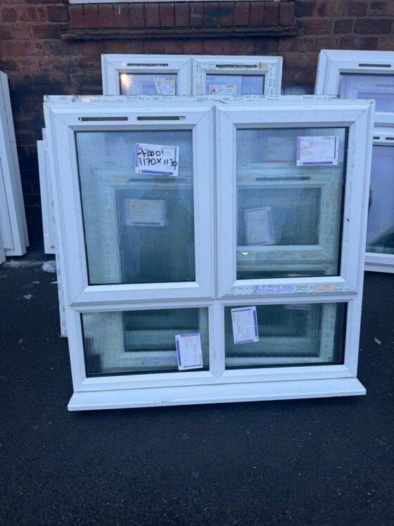 White Upvc Window 1170 X 1130 mm 24DD01