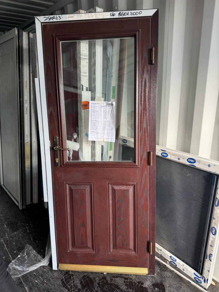 Rosewood Composite Traditional Door 860 x 2000 mm 25MF63