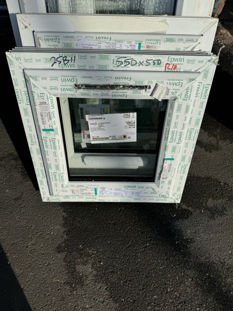 White Upvc Window 550 X 550 mm 25B11