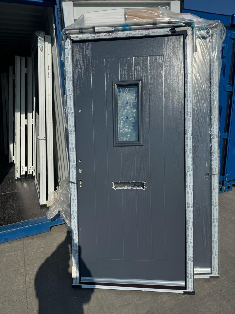 Slate Grey Composite Modern Door 1000 x 2095 mm 25A05