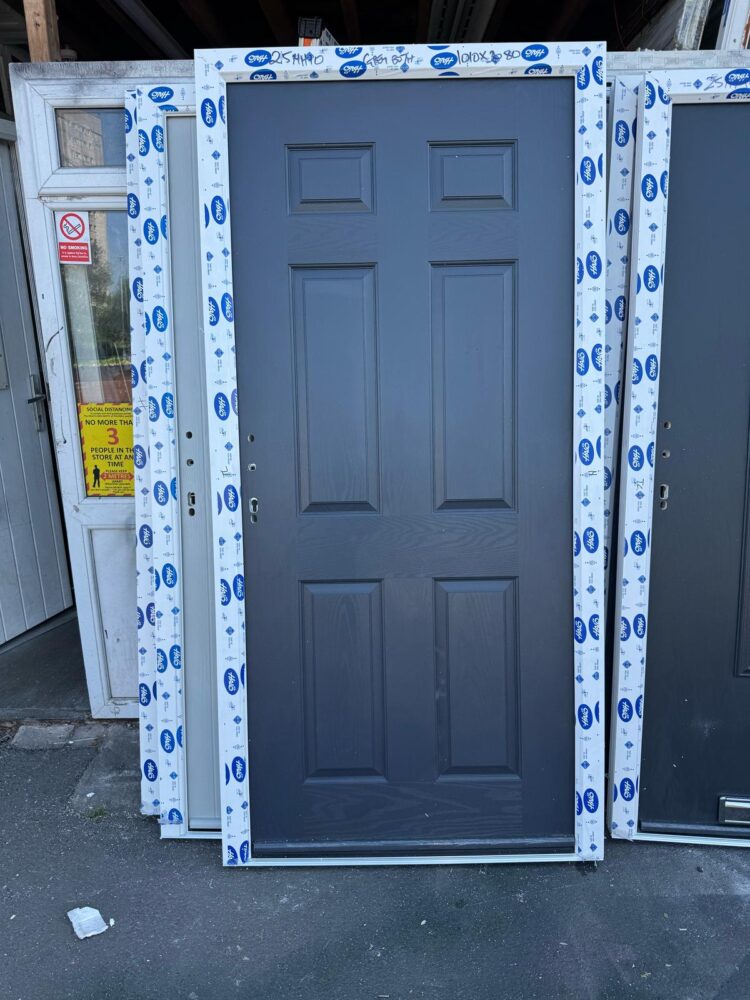 Anthracite Grey Composite Traditional Door 1010 x 2080 mm 25MH10