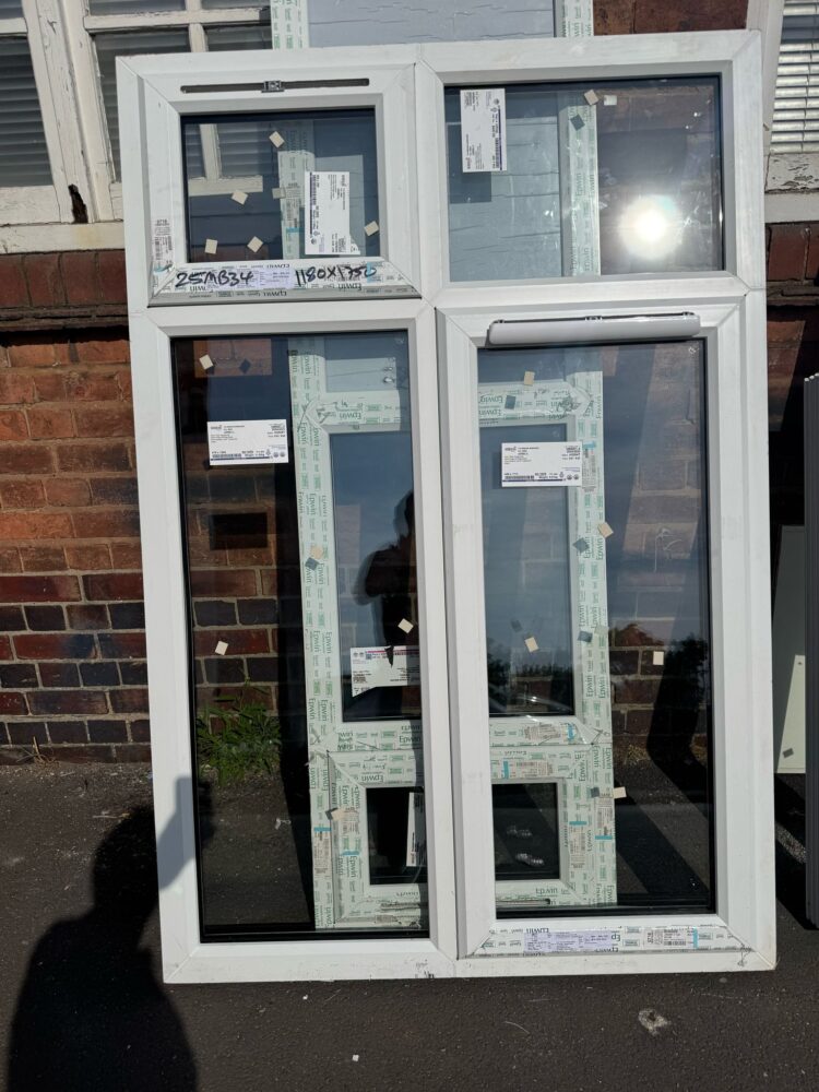 White Upvc Window 1180 X 1750 mm 25MB34
