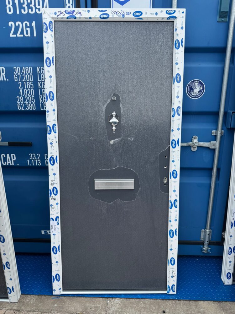 Anthracite Grey Composite Modern Door 975 x 2100 mm 25JD18