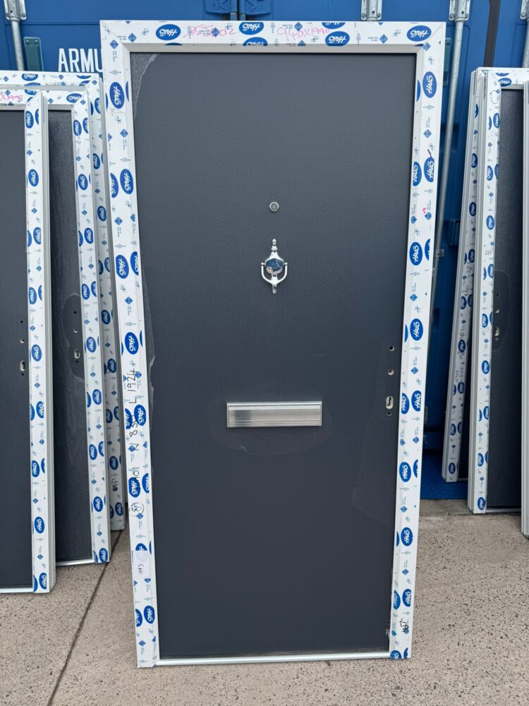 Anthracite Grey Composite Modern Door 940 x 1990 mm 25JD02