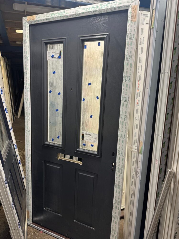 Anthracite Grey Composite Traditional Door 1005 x 2095 mm 24CM01