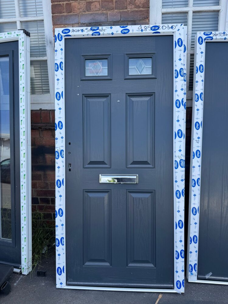 Anthracite Grey Composite Traditional Door 985 x 2030 mm 25HJJ25