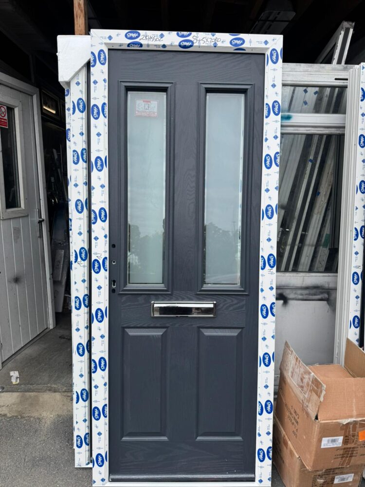 Anthracite Grey Composite Traditional Door 845 x 2080 mm 25HSS02