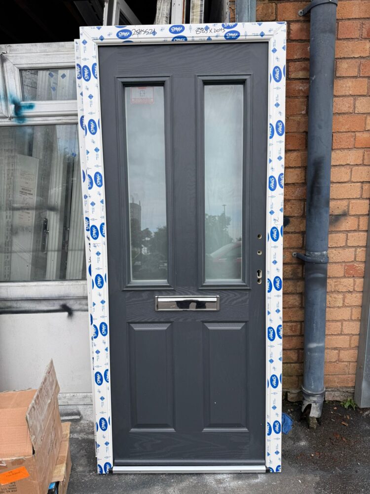 Anthracite Grey Composite Traditional Door 885 x 2045 mm 25HSS21