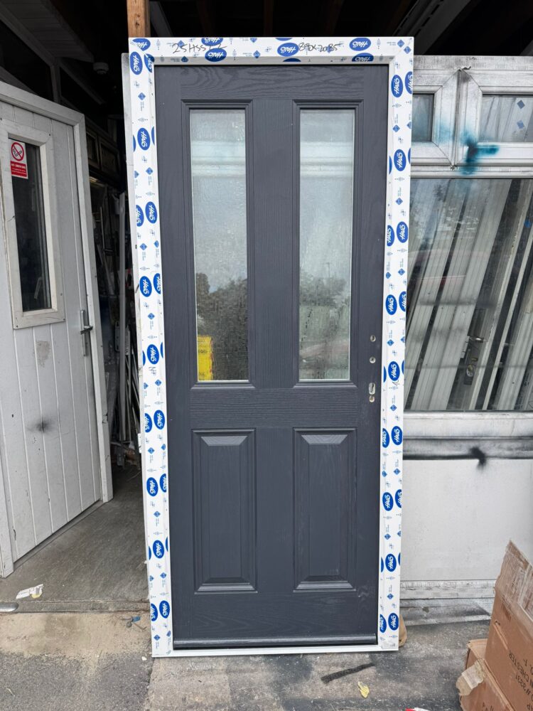 Anthracite Grey Composite Traditional Door 890 x 2085 mm 25HSS22