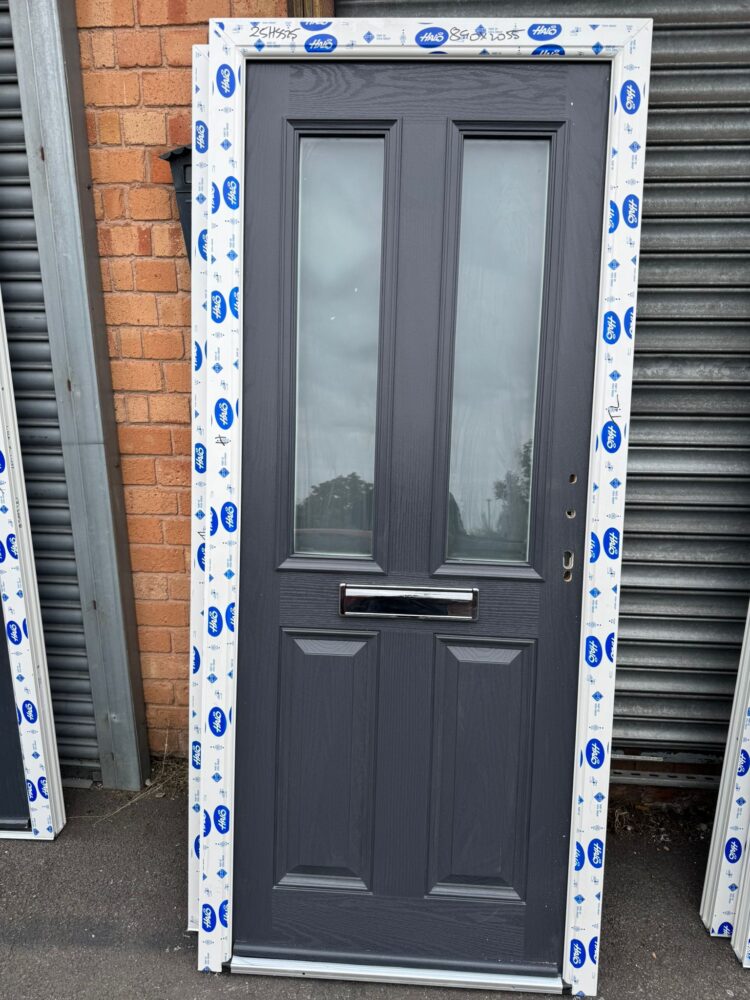 Anthracite Grey Composite Traditional Door 890 x 2055 mm 25HSS25