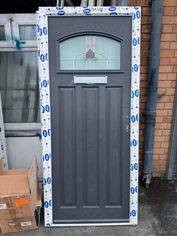 Anthracite Grey Composite Traditional Door 900 x 2035 mm 25HSS12