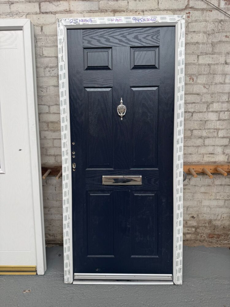 Navy Blue Composite Traditional Door 945 x 2060 mm 25NWS03