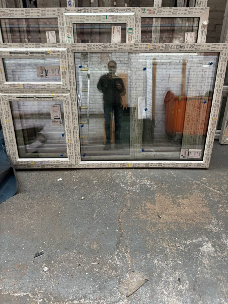 White Upvc Window 2100 X 1180 mm 25TW25