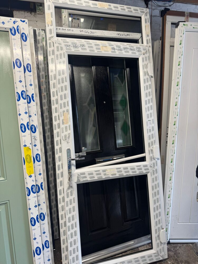 White Upvc Door 950 x 1980/2335 mm 25ABS02