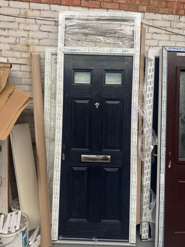 Navy Blue Composite Traditional Door 885 x 2480 mm 25NMN06