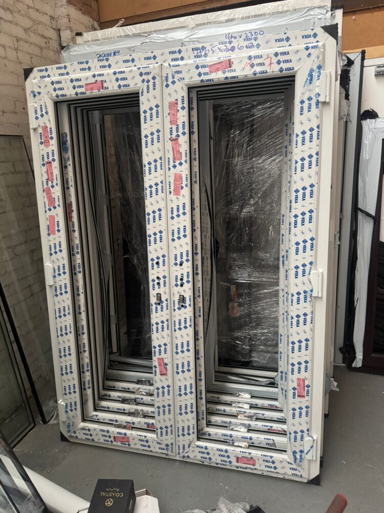 White Upvc French Door 1465 x 2060 mm