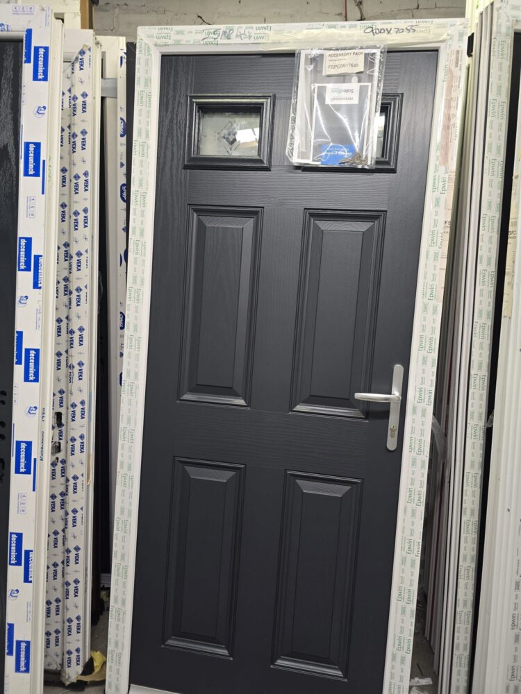 Anthracite Grey Composite Traditional Door 900 x 2055 mm 25MP44