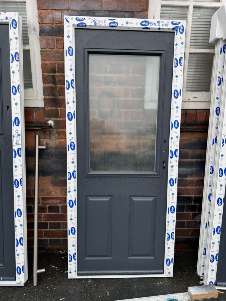 Anthracite Grey Composite Traditional Door 870 x 2015 mm 25DH25