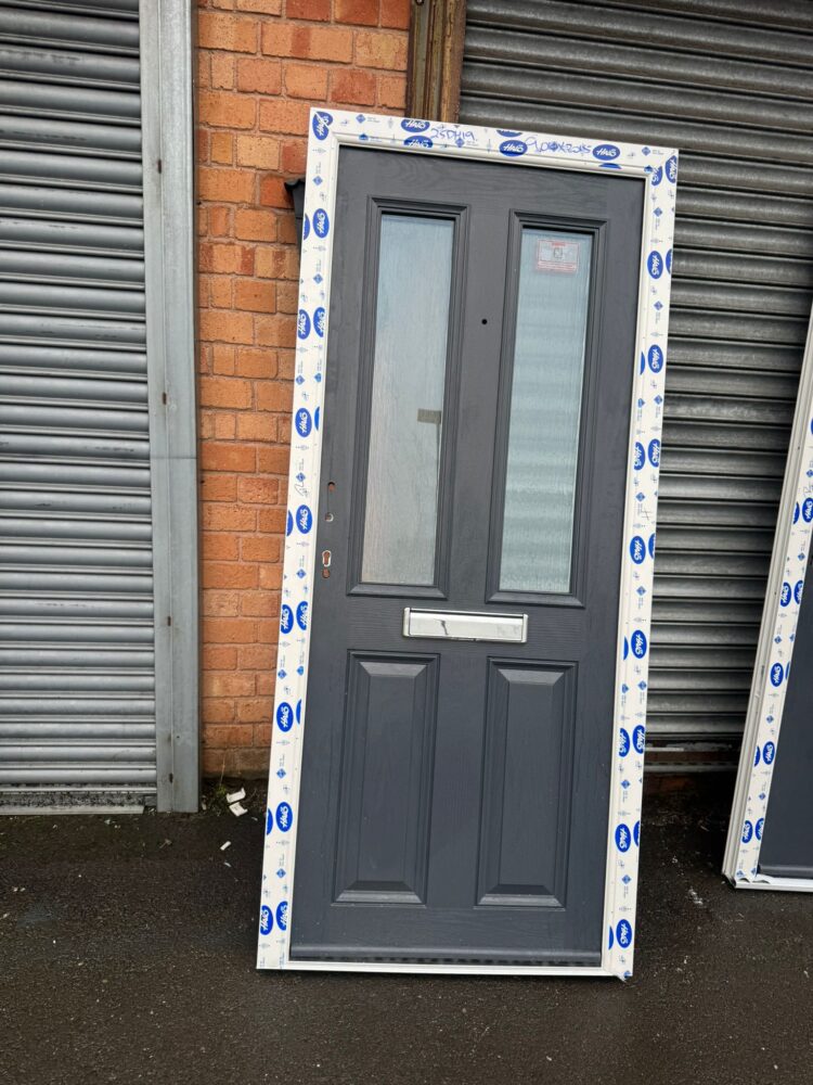 Anthracite Grey Composite Traditional Door 900 x 2015 mm 25DH19