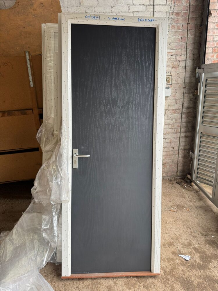 Anthracite Grey Composite Traditional Door 805 x 2085 mm 25DB41