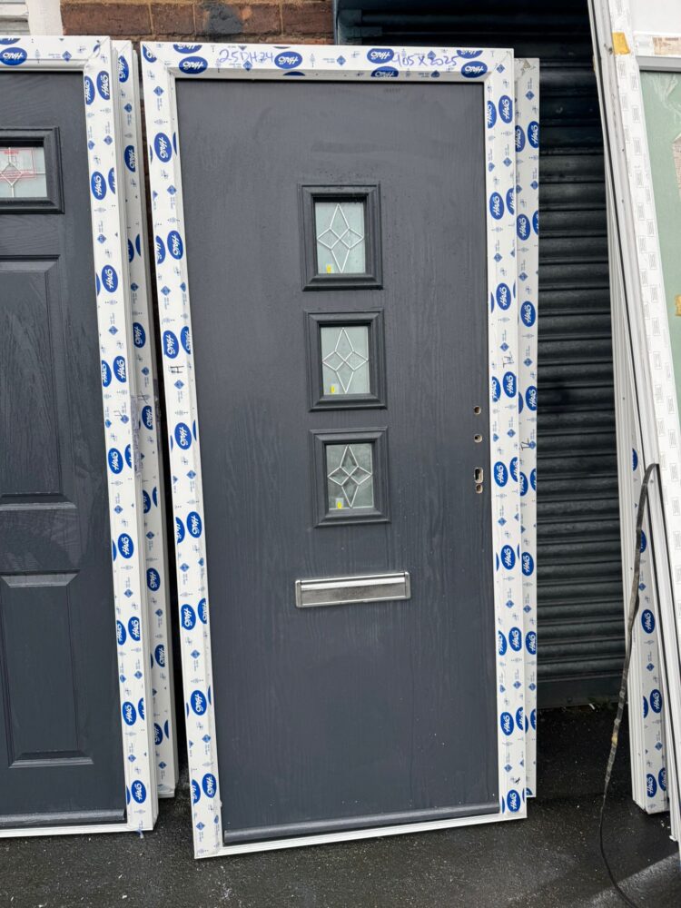 Anthracite Grey Composite Modern Door 905 x 2025 mm 25DH24