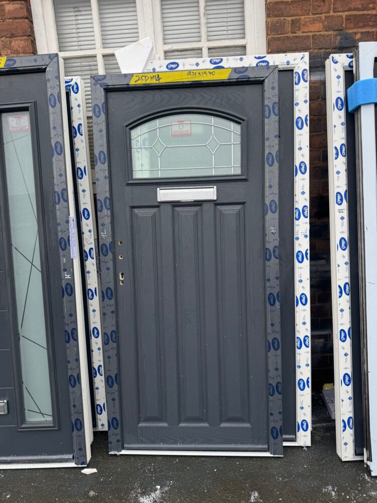 Anthracite Grey Composite Modern Door 925 x 1970 mm 25DH21