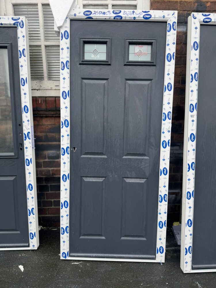 Anthracite Grey Composite Traditional Door 900 x 2050 mm 25DH23