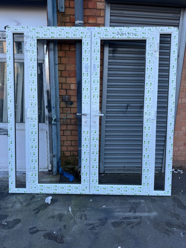 White Upvc French Door 2130 x 2130 mm