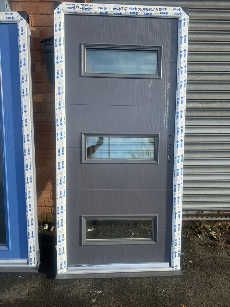 Slate Grey Composite Modern Door 1000 x 2060 mm 26JC01