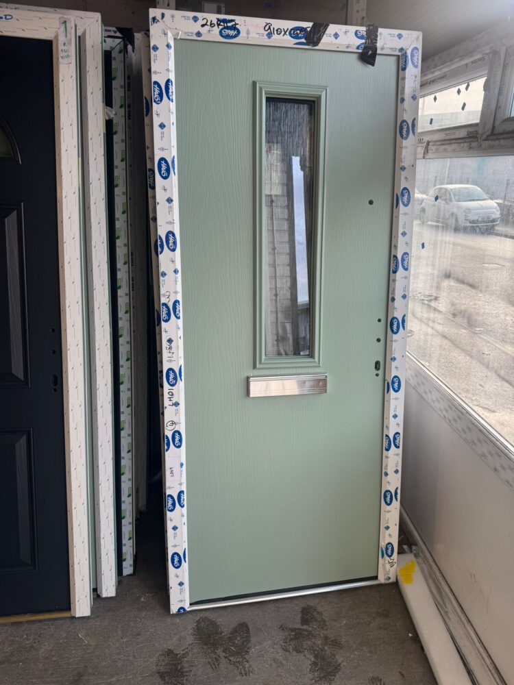 Chartwell Green Composite Modern Door 910 x 2065 mm 26R117B