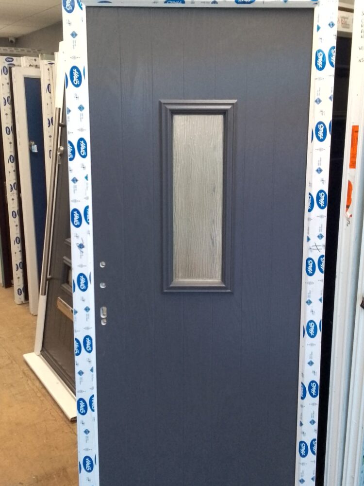 Anthracite Grey Composite Modern Door 880 x 2055 mm 25HAJ02
