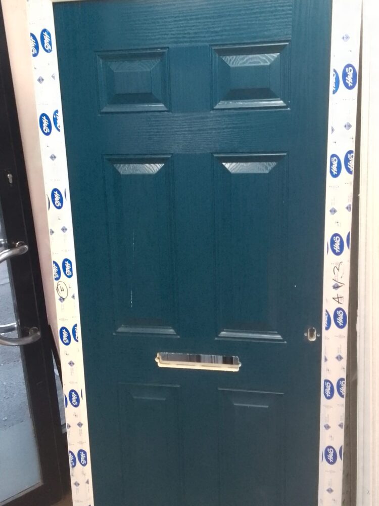 Teal Composite Traditional Door 930 x 2025 mm