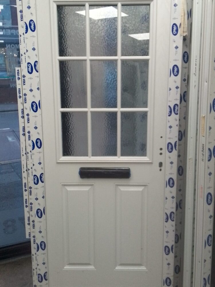 White Composite Traditional Door 900 x 2110 mm 22DSM29