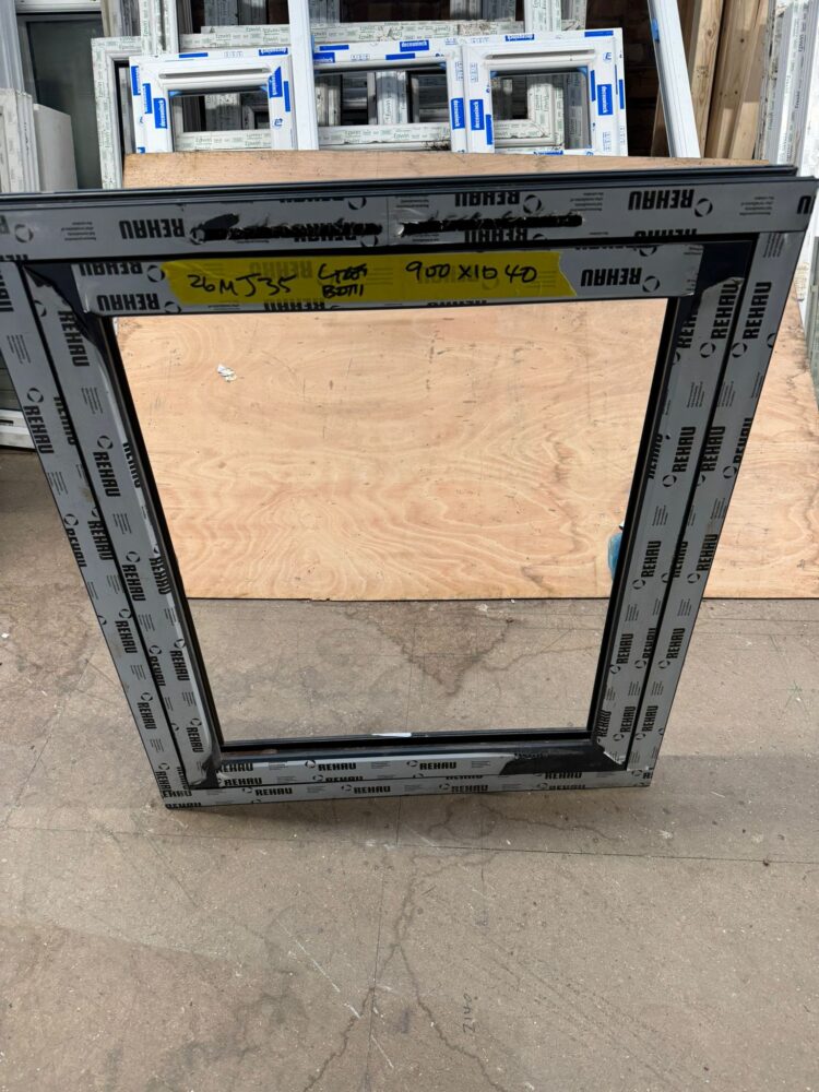 Anthracite Grey Upvc Window 900 X 1040 mm 26MJ35