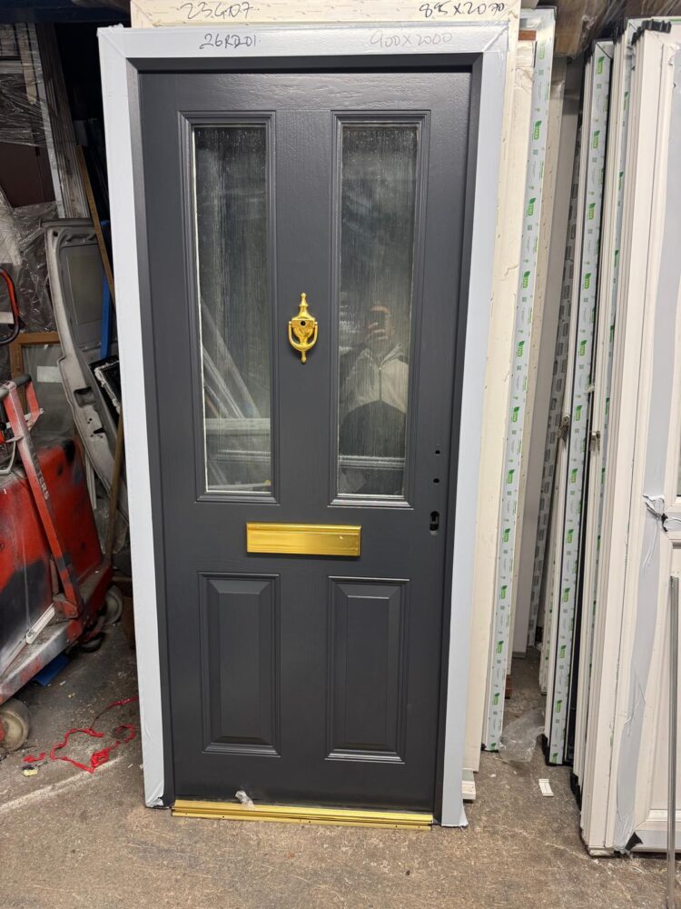 Anthracite Grey Composite Traditional Door 900 x 2000 mm 26RD01