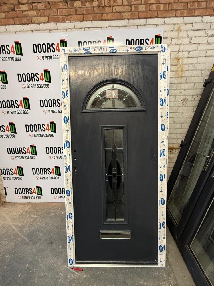 Anthracite Grey Composite Modern Door 920 x 1820 mm 26HJ01