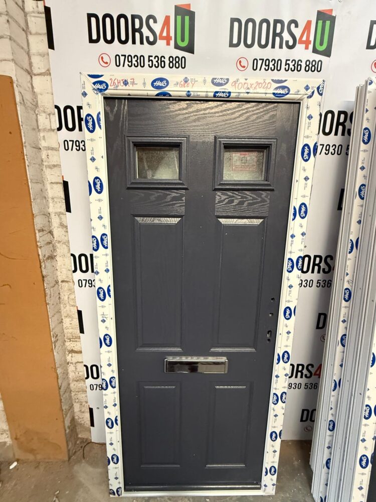 Anthracite Grey Composite Traditional Door 900 x 2020 mm 26HJ17