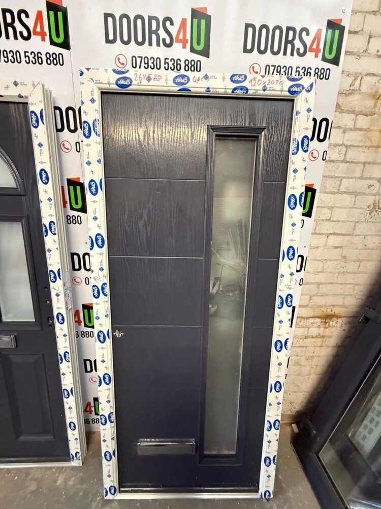 Anthracite Grey Composite Modern Door 920 x 2070 mm 26HJ20