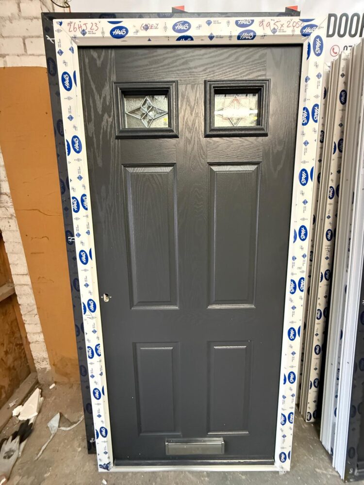 Anthracite Grey Composite Traditional Door 995 x 2050 mm 26HJ23